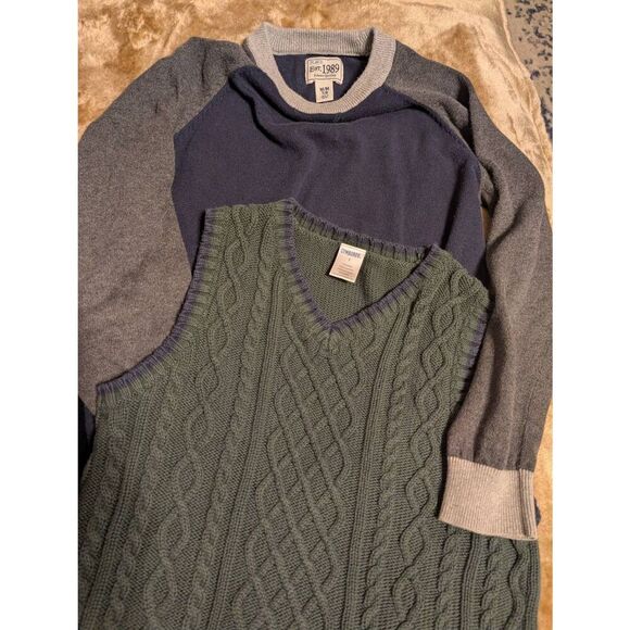 BOYS Gymboree Bundle, 1 Gymboree Sweater Vest, 1 Gymboree Corduroy Pants, & 1 Ch - Picture 2 of 8